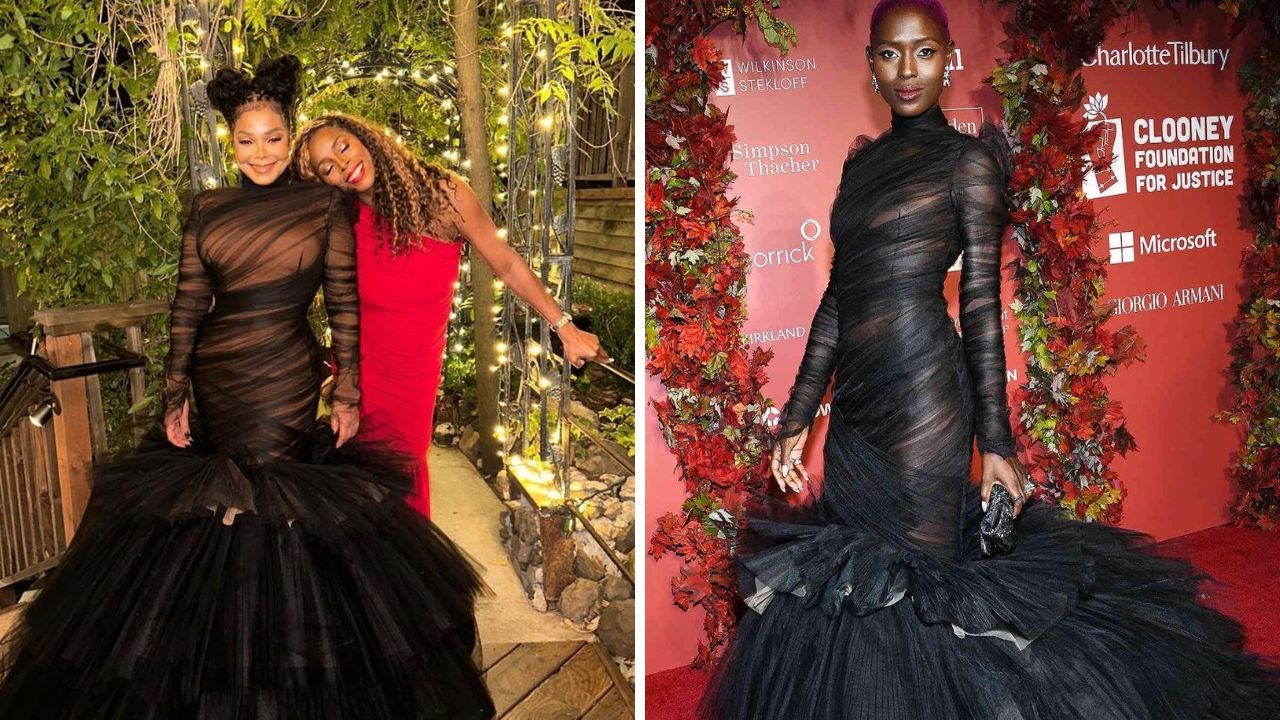 Who Wore It Better- Janet Jackson and Jodie Smith Both Wore a Black Christian Siriano Fall 2023 Tulle Gown – Fashion Bomb Daily